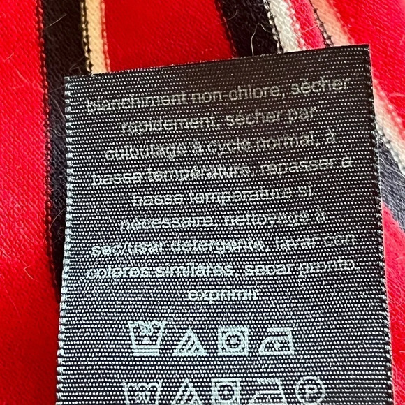 Tommy Hilfiger womens Short Sleeve Mixed Stripe Zip Polo Shirt preppy M - Picture 8 of 11